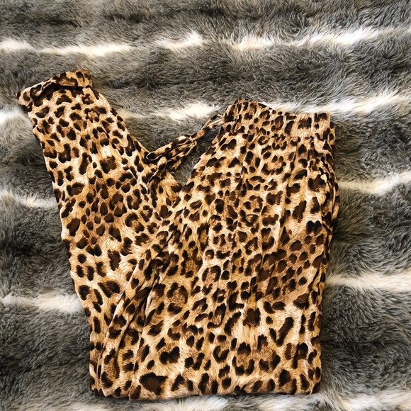 Chaser Leopard Print Joggers - Picture 1 of 4